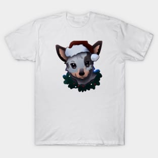 Cute Australian Cattle Dog Drawing T-Shirt